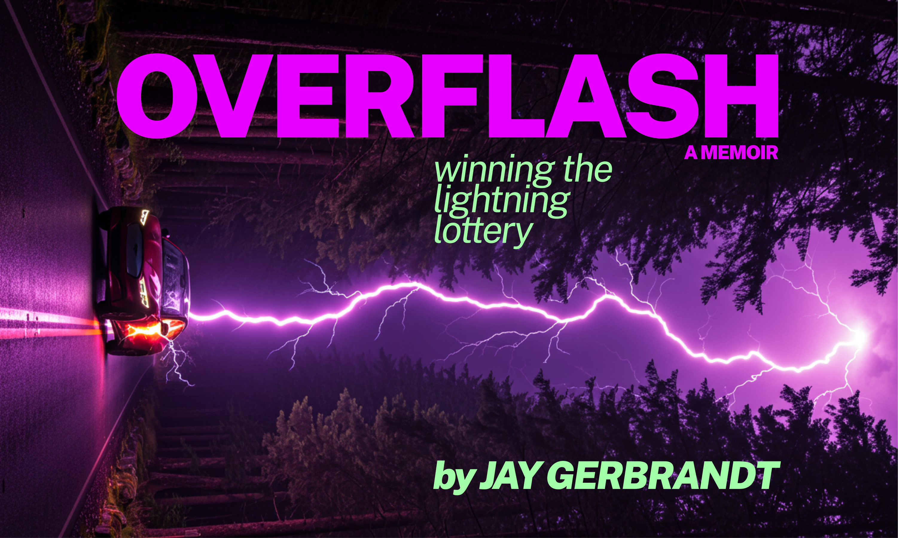 Abstract image related to the memoir Overflash